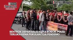 Demo Rusuh di Depan Balai Kota Bogor – Anggota Polisi Terluka Usai Bentrok dengan Massa AMBB