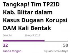 Blitar Panas, Muncul Petisi Tangkap TP2ID Terkait Korupsi