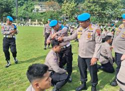 Bidang Propam Polda Jateng Lakukan Penegakan Disiplin Personel Dan Deteksi Narkoba, Ini Hasilnya