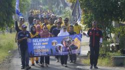 Peringatan May Day di Banjar: Sinergi Buruh, Polres Bersama Pemkot Lewat Jalan Sehat dan Aksi Sosial