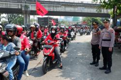 Ini Tujuan Polri Kawal Ratusan Buruh Peserta Aksi May Day Berangkat Dari Jepara Menuju Semarang