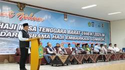 Kloter Perdana Jamaah Haji Lombok Barat Diberangkatkan ke Tanah Suci, Zamroni: Ini Gawe Bersama