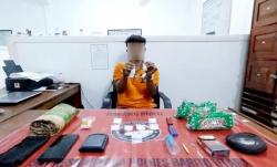 Edarkan Puluhan Gram Sabu,  dalam Hutan, Pria di Barut Dibekuk Polisi