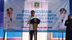 Bupati Lebak Resmikan Program Sekolah Gratis di Hari Pendidikan Nasional