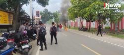 Polres Polman Amankan Aksi Unjuk Rasa Jilid II Aliansi Pemuda Bergerak di RSUD Hj. Andi Depu