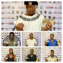 Tegas dan Tak Kenal Ampun! Polres Pelabuhan Belawan Gulung 7 Preman Pungli, 5 Positif Narkoba!