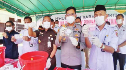 Kejari Kobar Musnahkan Barbuk Ribuan Gram Sabu dan Puluhan Pil Ekstasi