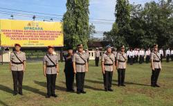 Polres Way Kanan gelar Upacara Sertijab Kasatresnarkoba, Kasipropam dan Kapolsek