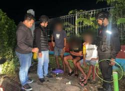 Respons Cepat Aduan Warga, Tim Siraju Polres Jepara Bubarkan Pesta Miras di Pantai Kartini
