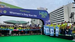 Kolaborasi MPR DPR RI dan AQUA Elektronik Komitmen Jaga Hidup Sehat Lewat Women's Day Run 10K 2025