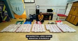 Berawal dari Warkop Wak Am Langsa, Bareskrim Amankan 99 Bungkus Sabu dan Seorang Pria
