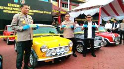 Jaringan Pemalsu STNK-BPKB Antar Pulau Dibongkar Polda Sumut, 8 Mobil 'Mr Bean' Ikut Disita