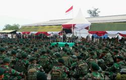 450 Prajurit TNI Yonif 113 Jaya Sakti Kodam IM Diberangkatkan ke Papua