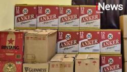 Polsek Bontonompo Gerebek Toko Miras, Amankan 580 Botol Miras dan Pemiliknya
