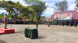 Kodim 1710/Mimika Gelar Upacara Pembukaan TMMD ke-124 di Kampung Pigapu Papua Tengah