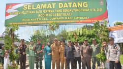 TMMD Sengkuyung di Desa Kayen, Juwangi Fokus pada Betonisasi Jalan