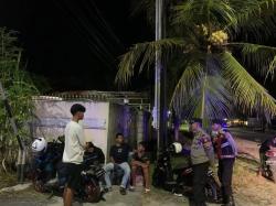 Antisipasi Balap Liar, Anggota Polres Kobar Gencar Patroli Malam