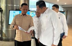 Temui AHY, Wali Kota Pekanbaru Bahas Pembangunan Jembatan Siak V