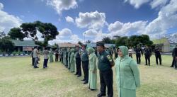 Setelah Puluhan Tahun Mengabdi, Sebanyak 16 Prajurit Terbaik Kodim 0423 Bengkulu Utara Purna Tugas