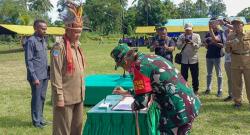 Wabup Sorong Buka TMMD ke-124, Tegaskan Sinergi Bangun Desa