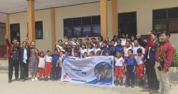 Mahasiswa IAKN Tarutung Gandeng Duta Bahasa Sumut Gerakkan Literasi di Desa Simanungkalit