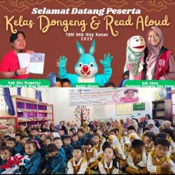 Dengan Read Aloud dan Dongeng, TBM SKB Way Kanan ajak Anak Cintai Buku