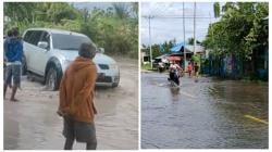 Semalaman Dihantam Hujan Deras, Jalan Kadumbul Sempat Terendam dan Tak Bisa Dilalui