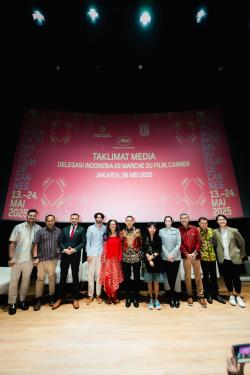 Kemenkebud RI Support Penuh Sineas Indonesia di Ajang Cannes Film Festival 2025