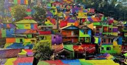 Bandung Punya 'Lembur Katumbiri': Kampung Penuh Warna dengan Sentuhan Lokal yang Memikat