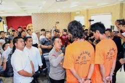 Dua Manusia Silver Curi Kabel PJU Fly Over SKA Ditangkap, Hasll Kejahatan Untuk Beli Narkoba