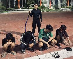 Berangkat Tawuran, 4 Remaja Bersenjata Clurit Diamankan Tim Raimas Kalam Munyeng