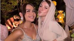 Olla Ramlan Lepas Hijab, Tampil Seksi di Pernikahan Luna Maya-Maxime Bouttier