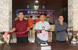 Bawa Celurit untuk Tawuran, Dua Anggota Gengster Pringsewu Ditetapkan Tersangka
