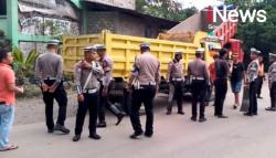 Patroli Simpatik Polres Gowa Tertibkan Truk yang Melanggar