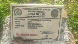 Hitungan Bulan, Proyek Senilai 116 Juta di Mlilir Berbek Rusak