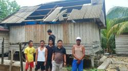 1 Rumah Rusak Diterjang Angin Puting Beliung di Desa Torombia Buton Utara