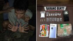 Polisi Bekuk Seorang Petani asal Konsel Saat Edarkan Sabu Depan Kantor BKKBN Sultra