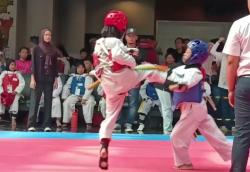 Heboh! Ratusan Peserta Cilik Adu Tangkis di Festival Taekwondo SMANDAKS, Seru Isi Libur Sekolah
