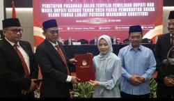KPUD Kabupaten Serang Tetapkan Zakiyah- Najib Resmi  Calon Bupati dan Wakil Bupati Terpilih