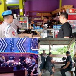 Polisi Sita Belasan Miras di Warung dan Tempat Karaoke di Way Tuba dalam Operasi Pekat Krakatau 2025