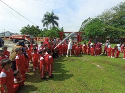 Kenalkan Edukasi Kebancanaam, BPBD Kobar Terima Kunjungan Anak TK