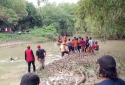 Tak Bisa Berenang Siswa Kelas VI SD Tenggelam Dan Ditemukan Meninggal di Sungai Sente Grobogan