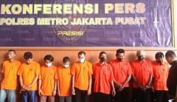 9 Preman Bergaya Oknum Ormas Dicokok Langsung Jadi Tersangka, Daerah Operasi Parkiran Kawasan Monas