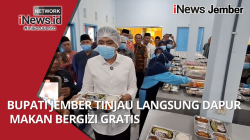 Bupati Jember Tinjau Langsung Dapur Makan Bergizi Gratis