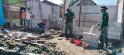 TMMD ke-124 Bawa Berkah, Belasan Rumah Warga Miskin Direnovasi