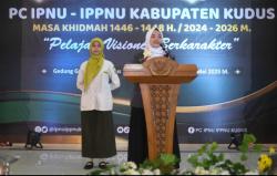 Lantik IPNU-IPPNU Kudus, Whasfi Velasufah : Perkuat Kualitas Kader