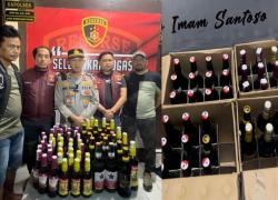Polisi Sikat Ratusan Botol Miras di Gowa, Penjual Terseret