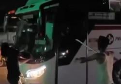 Dilarang Ngamen, 2 Pria Ngamuk, Serang Kru dan Rusak Bus Primajasa di Tangerang
