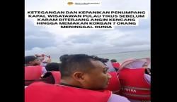 Viral! Suasana Mencekam saat Kapal Wisata Tenggelam, Wisatawan Teriak Takbir, 7 Orang Meninggal