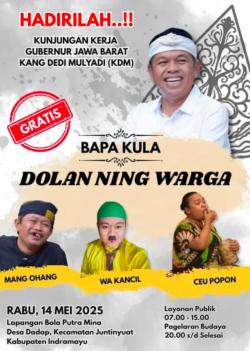 Simak! Agenda KDM di Desa Dadap Indramayu, Ada Festival Layanan Publik dan Hiburan